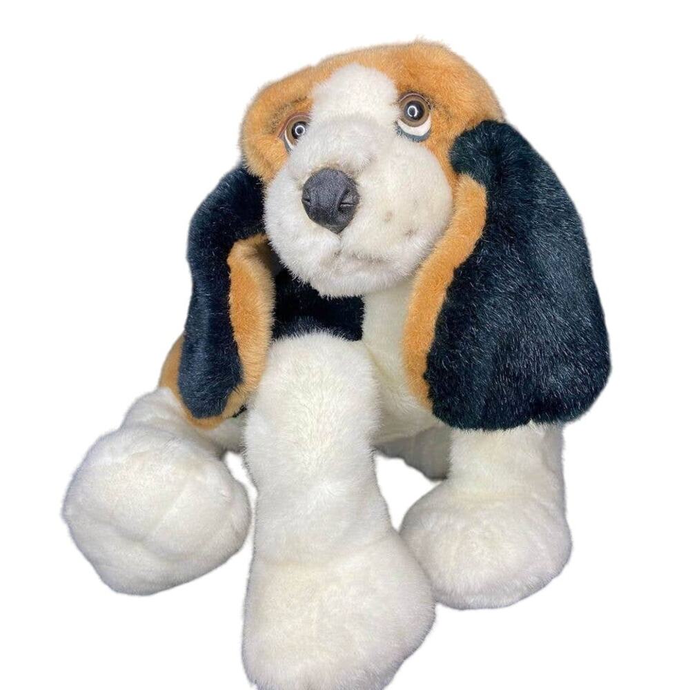 Vintage Chrisha 1988 Plush Stuffed Animal Dog Toy